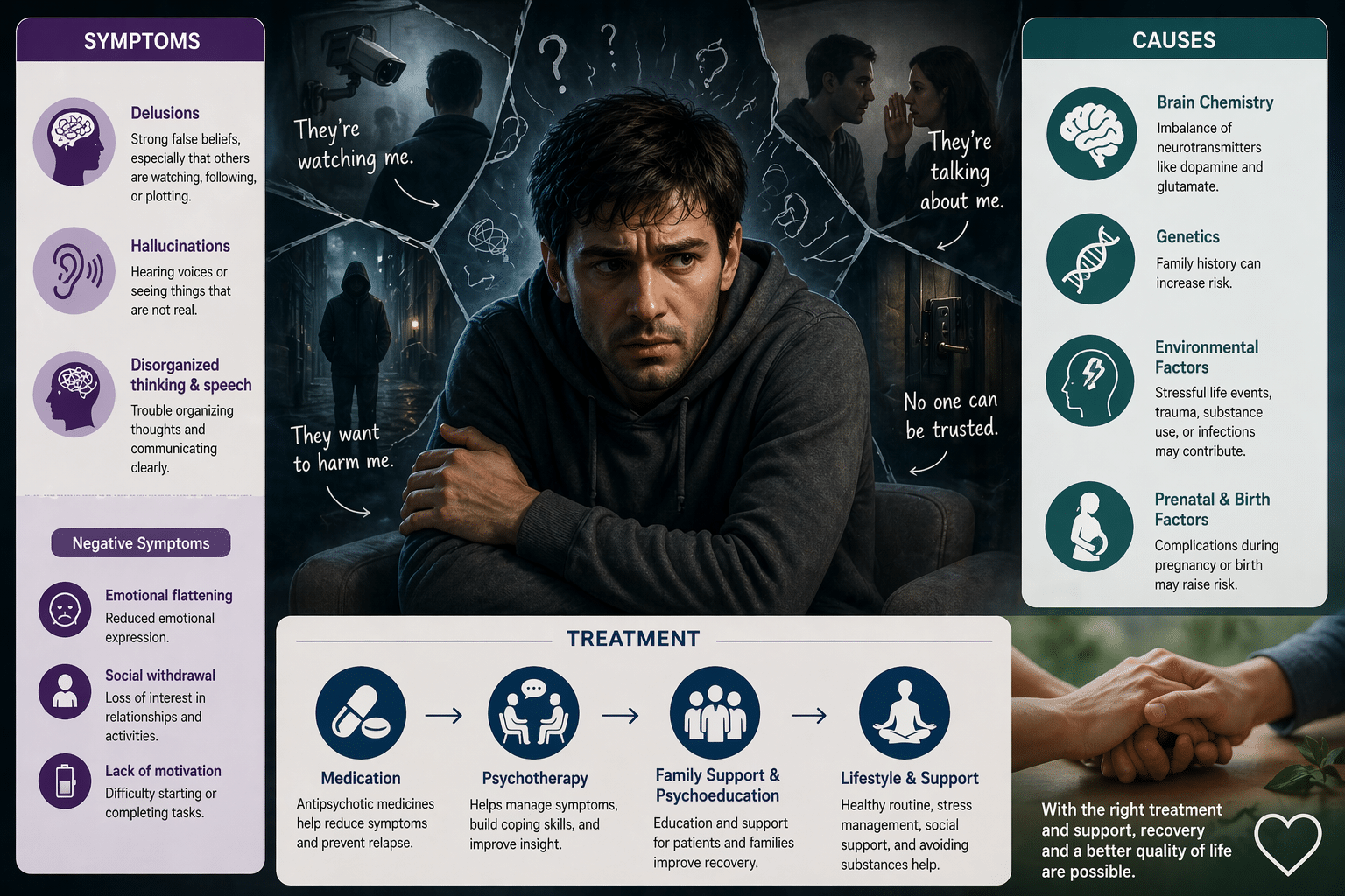 Paranoid Schizophrenia: Symptoms, Causes & Treatment | Rize OC